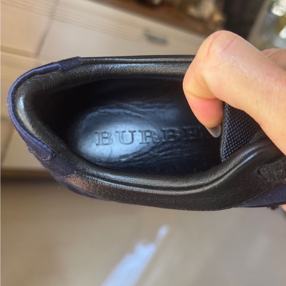 Burberry Black and Navy Sneakers - Picture 6 of 9